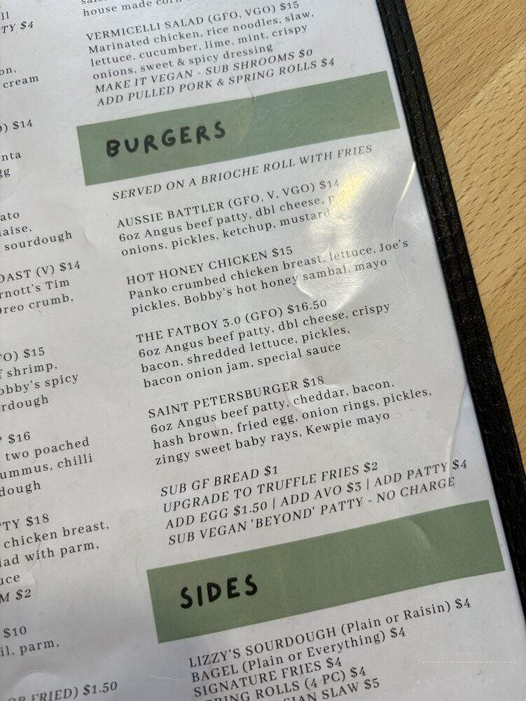 Hudson Botanical - Smoketown, PA menu_pic