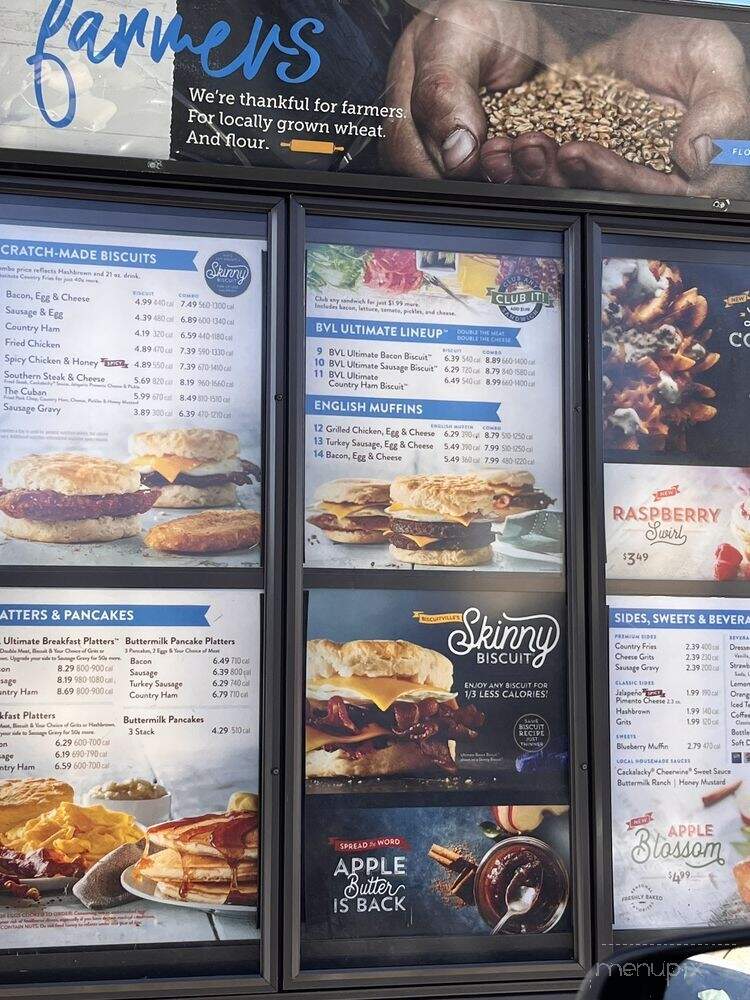 Biscuitville - Henderson, NC menu_pic
