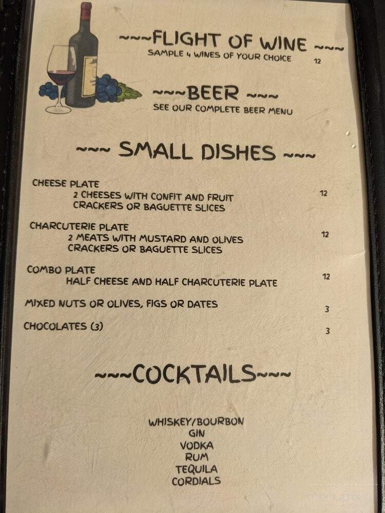Un'Wine'd - Buffalo, WY menu_pic
