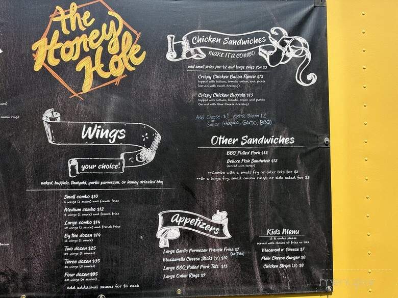 The Honey Hole - Ellensburg, WA menu_pic
