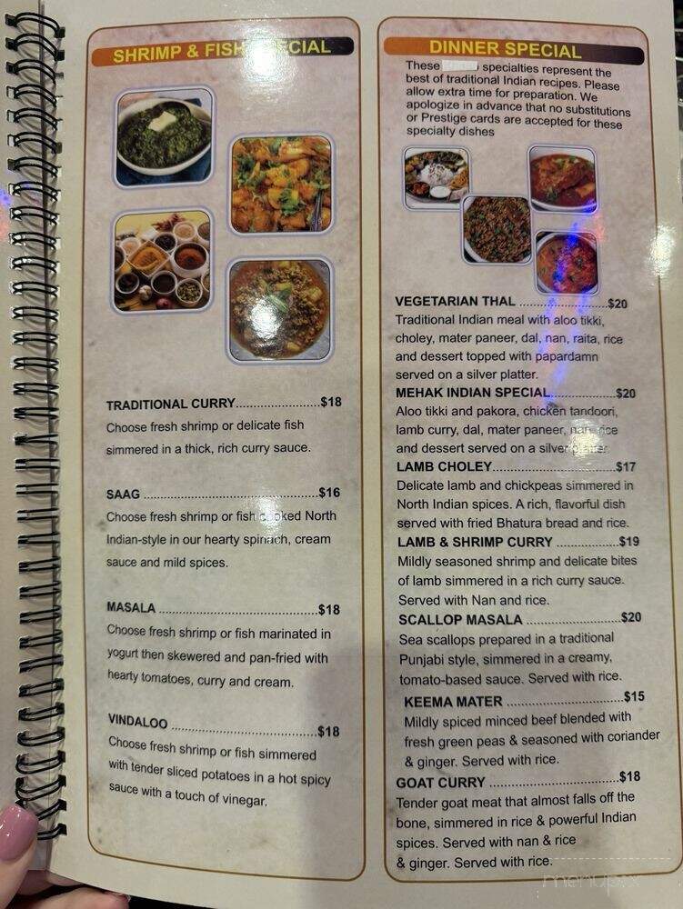 Mehak - Columbus, OH menu_pic