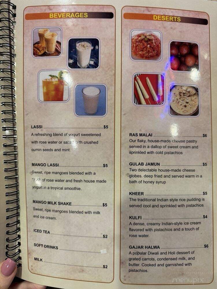 Mehak - Columbus, OH menu_pic