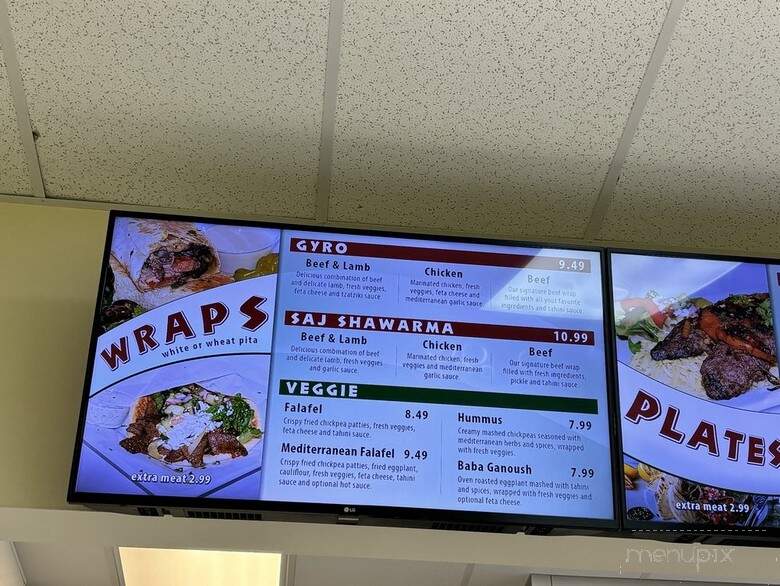 Gyro One - Marysville, WA menu_pic