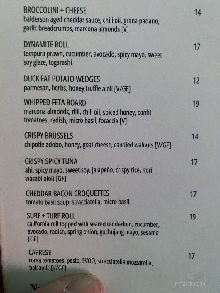 The Rooftop YYC - Calgary, AB menu_pic