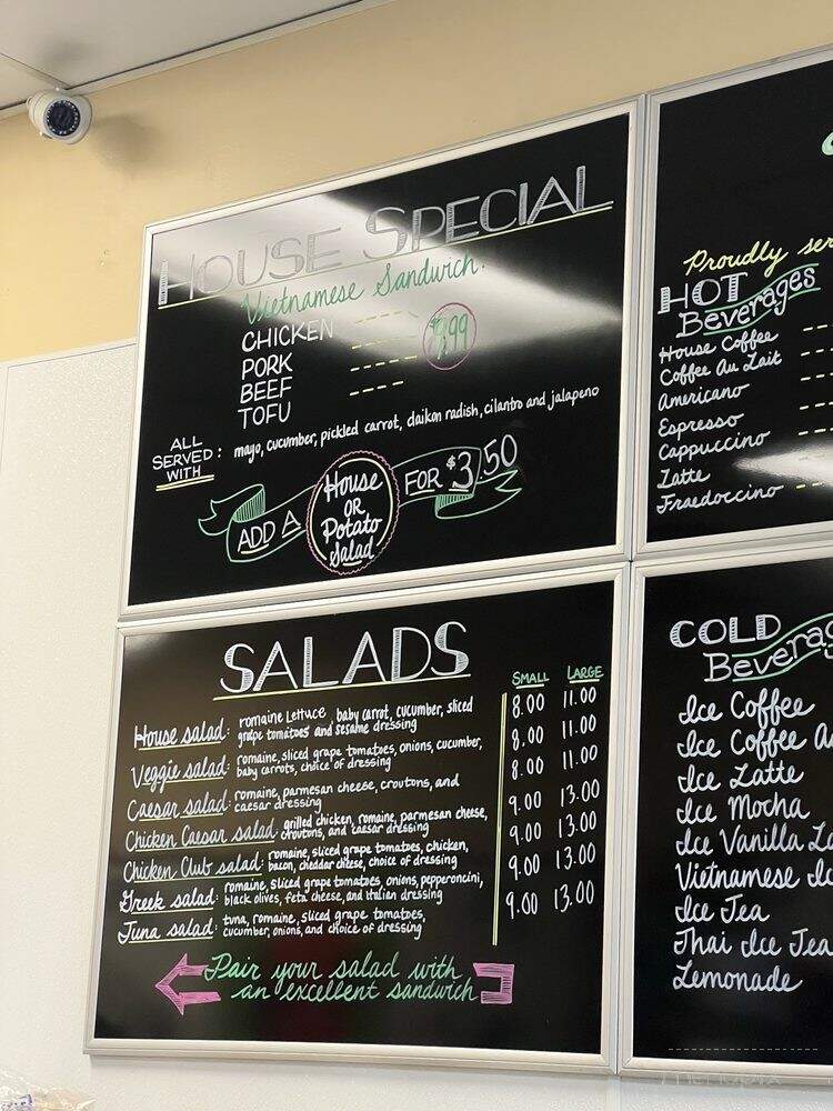 Mary's Cafe - Walnut Creek, CA menu_pic