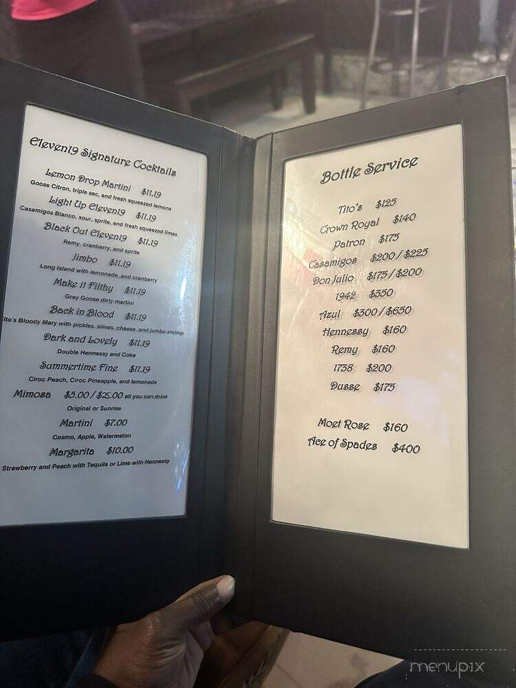 Eleven19 Kitchen & Cocktails - North Chicago, IL menu_pic