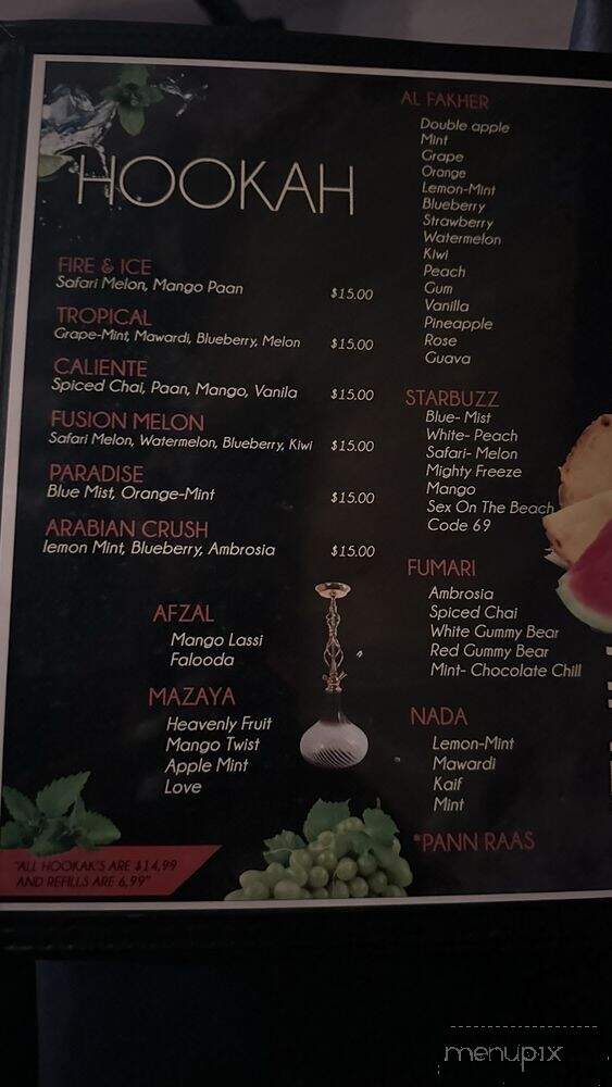 Arabian Knight Restaurant - Houston, TX menu_pic