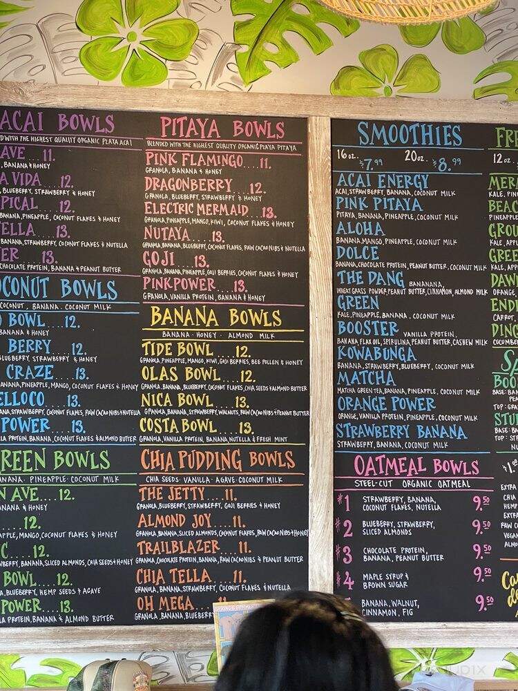 Playa Bowls - Bloomfield Township, MI menu_pic