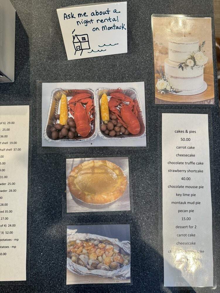 Bennett Shellfish - Montauk, NY menu_pic