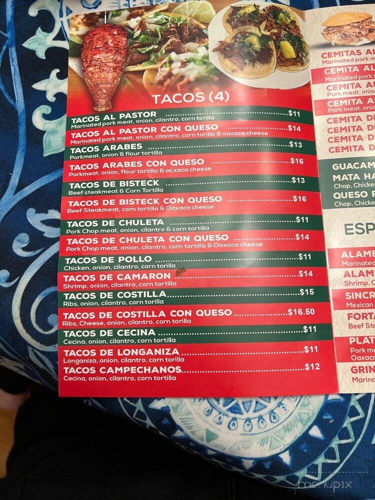 Taqueria La Casita - Roselle Park, NJ menu_pic