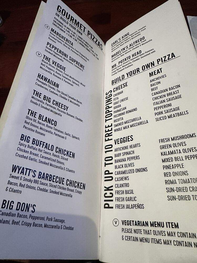 The Taproom At Crust Pizza - Lake Charles, LA menu_pic