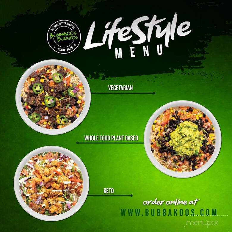 Bubbakoo's Burritos - Crestwood, IL menu_pic