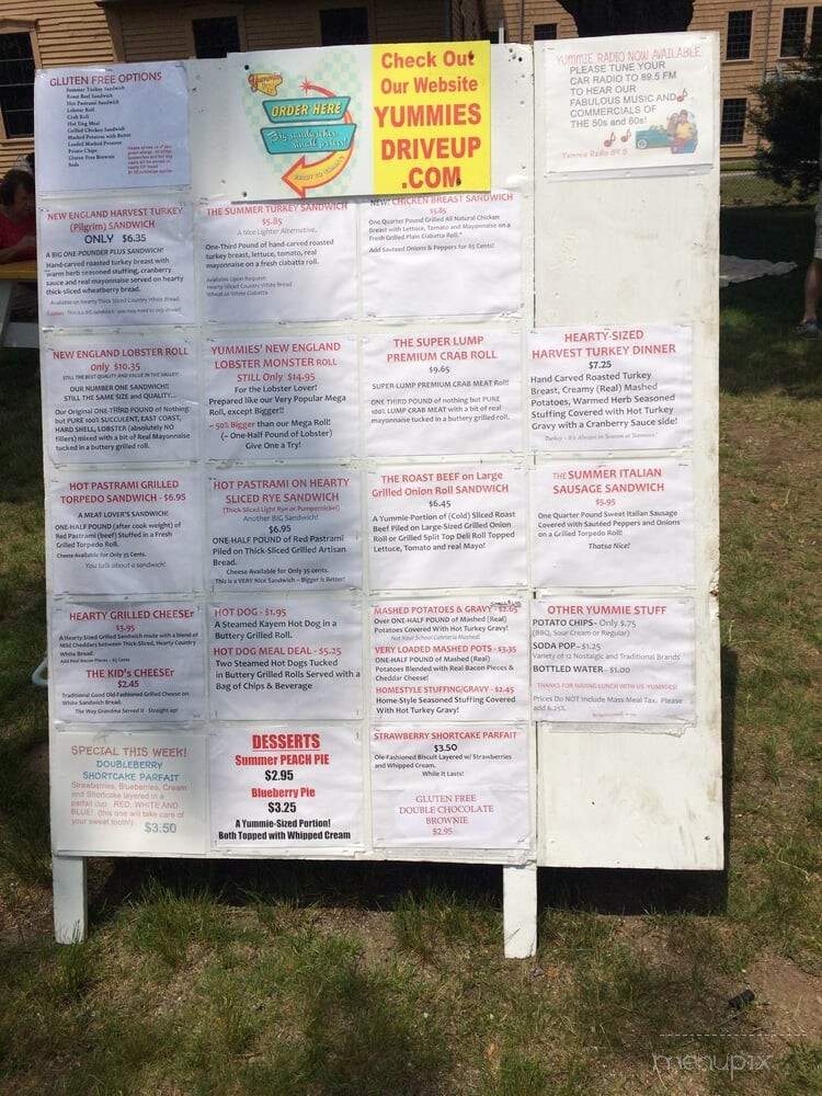 Yummies Drive-Up - Uxbridge, MA menu_pic