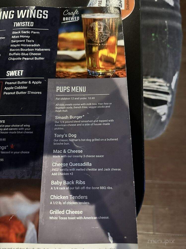 Salty Dogg Tavern - Southington, CT menu_pic