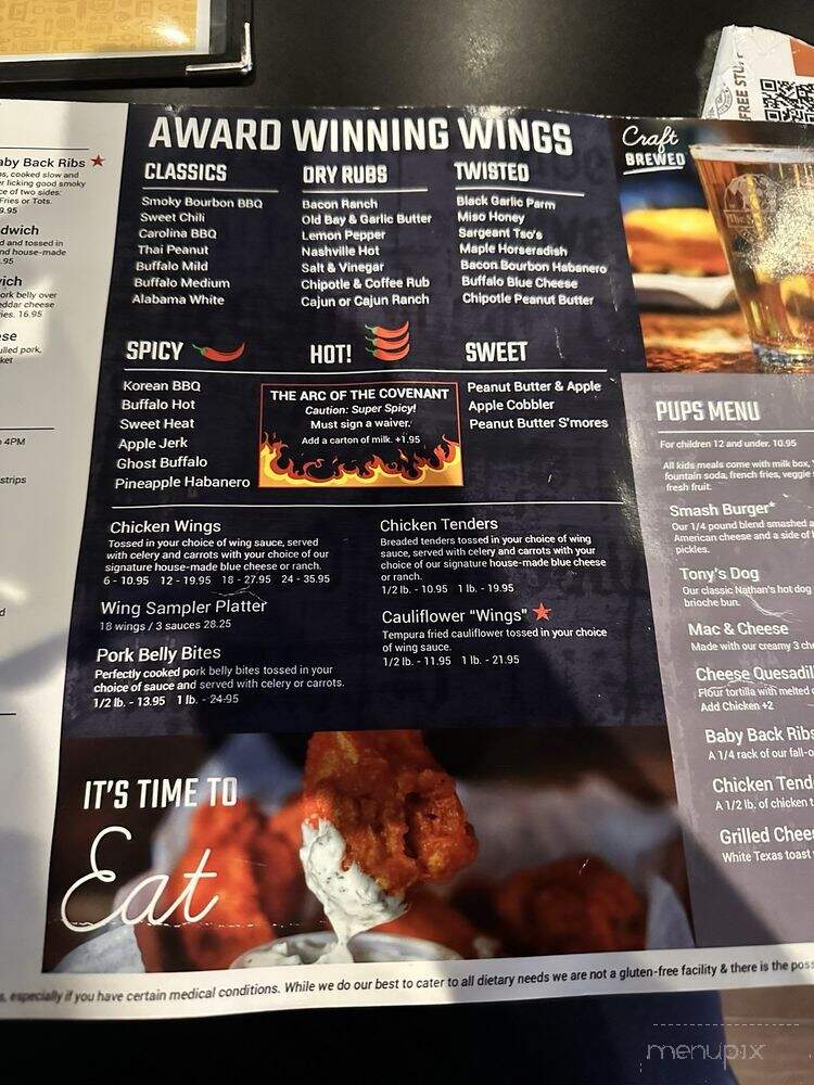 Salty Dogg Tavern - Southington, CT menu_pic