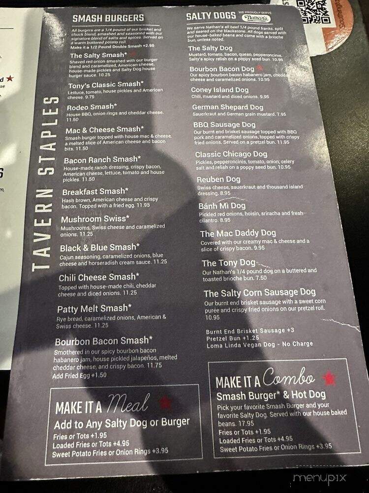 Salty Dogg Tavern - Southington, CT menu_pic