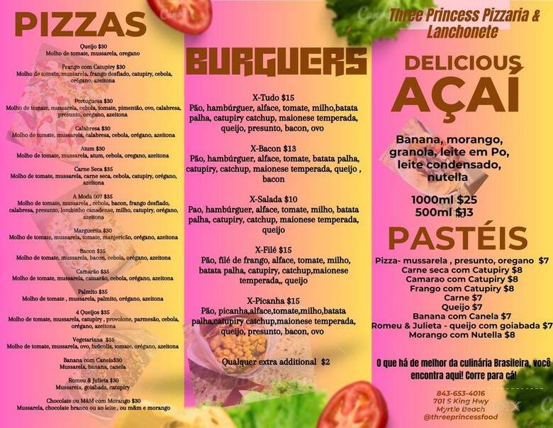 Como En Casa - Myrtle Beach, SC menu_pic