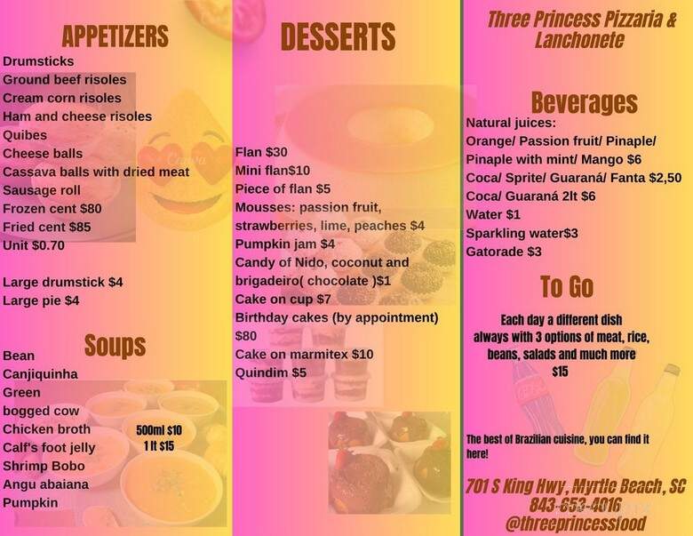 Como En Casa - Myrtle Beach, SC menu_pic
