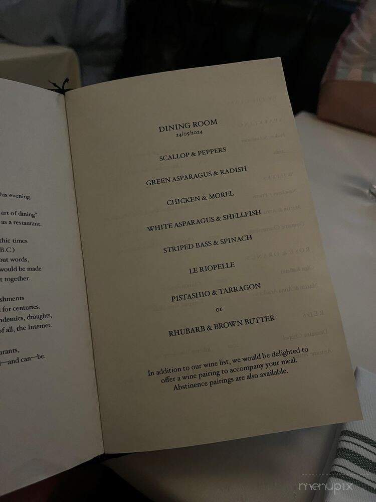 Restaurant 20 Victoria - Toronto, ON menu_pic