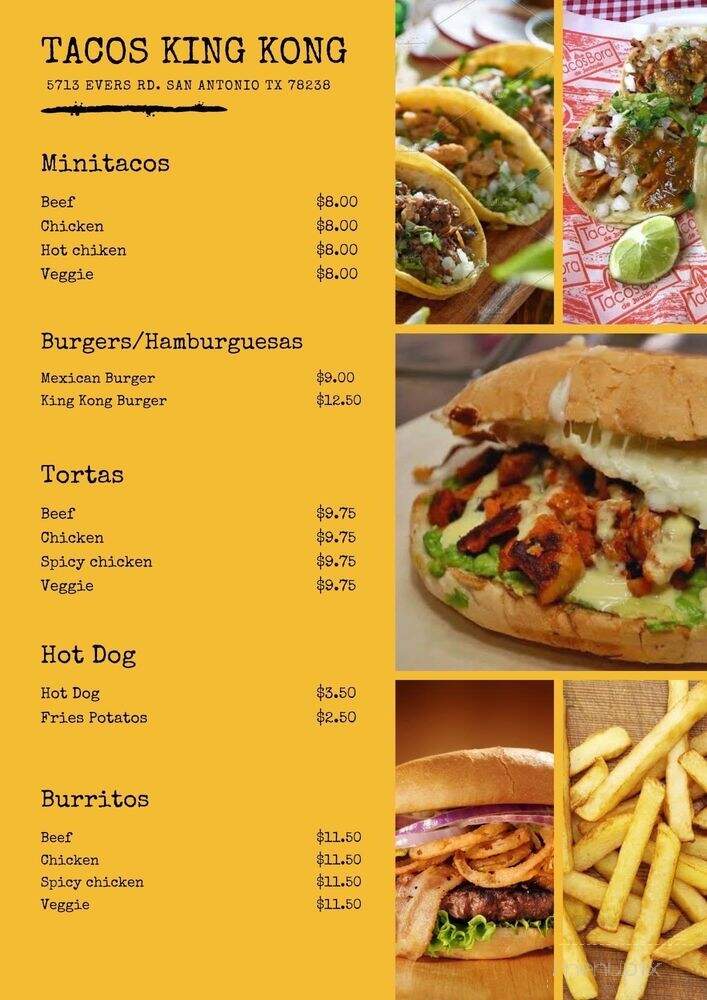 King Kong Tacos - San Antonio, TX