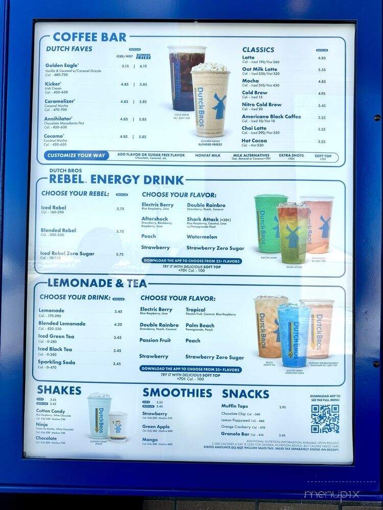 Dutch Bros Coffee - Mont Belvieu, TX menu_pic