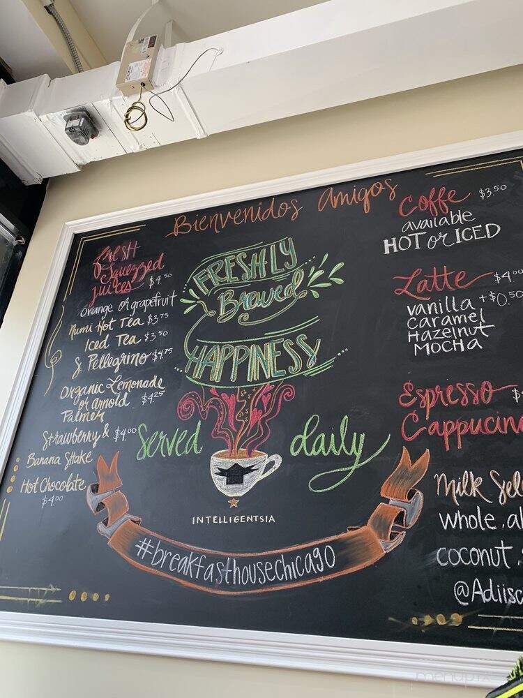 Breakfast House and Coffee Bar - Chicago, IL menu_pic