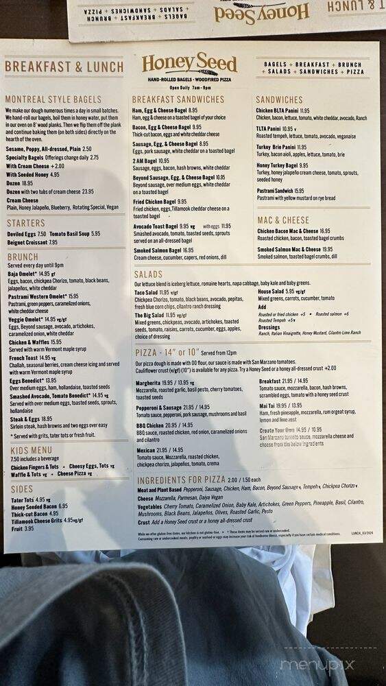 Honey Seed - Chattanooga, TN menu_pic