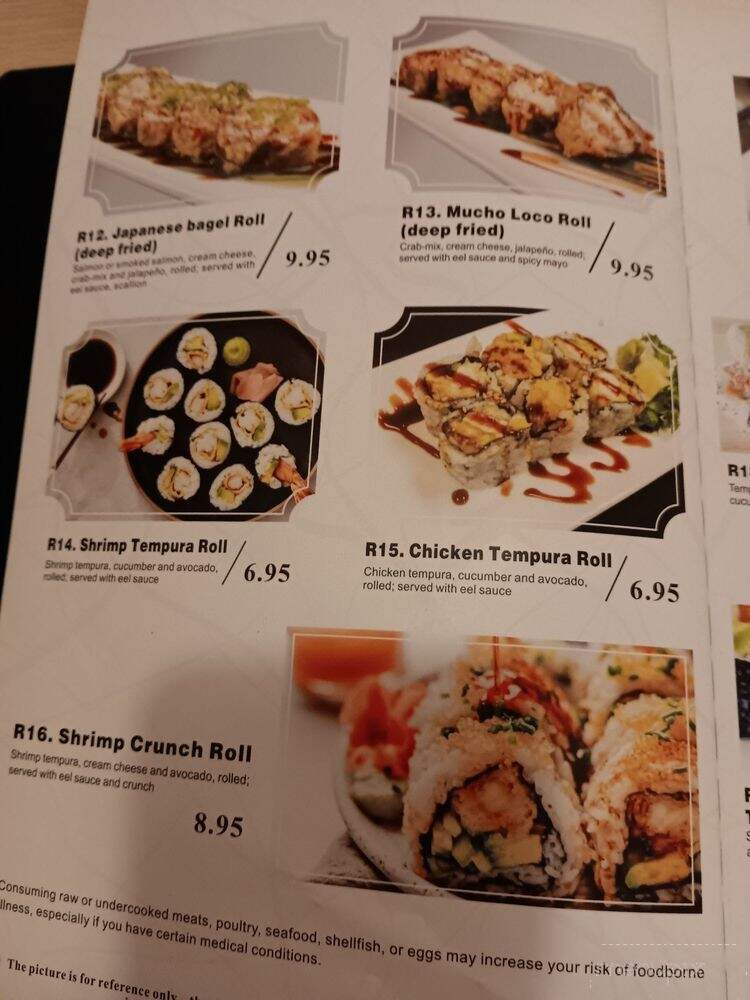 Toyko House - Princeton, TX menu_pic