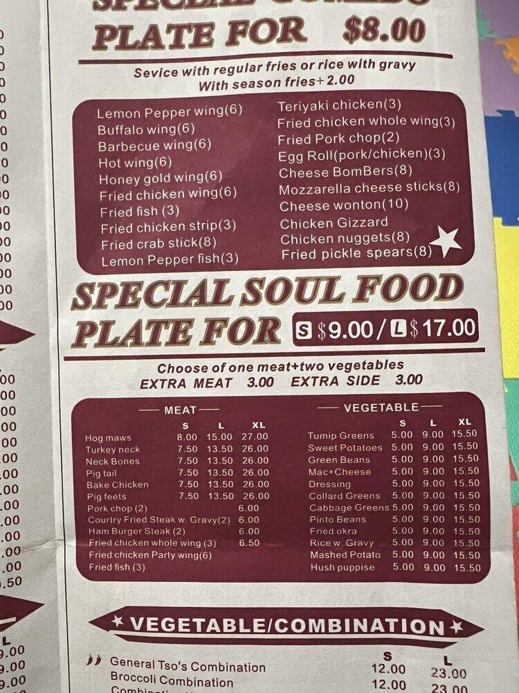 Pearl 88 - Clarksdale, MS menu_pic