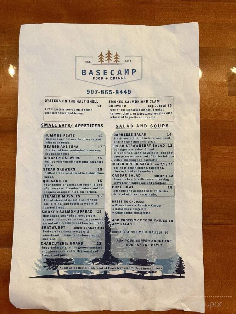 Basecamp - Anchorage, AK menu_pic