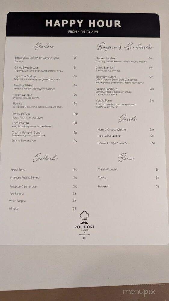 Polidori Market - Miami, FL menu_pic