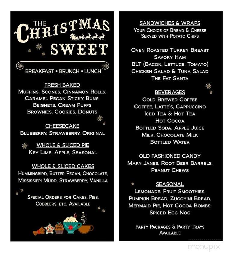 The Christmas Sweet - Pocomoke City, MD menu_pic
