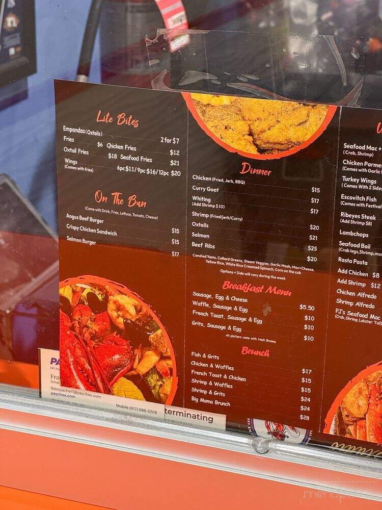 PJs On the Bay - Brooklyn, NY menu_pic