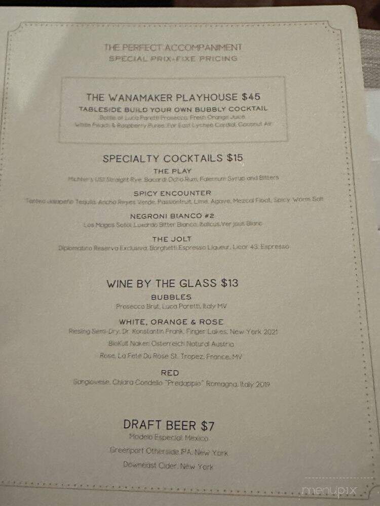 Rosevale Kitchen - New York, NY menu_pic