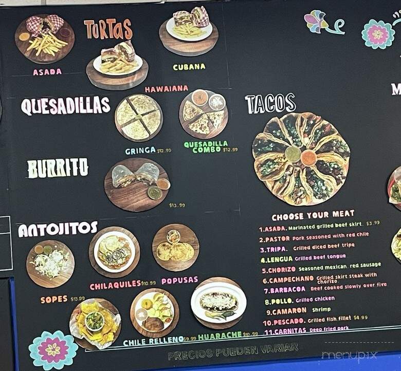 Florencia Carniceria y Restaurante - Griffin, GA menu_pic