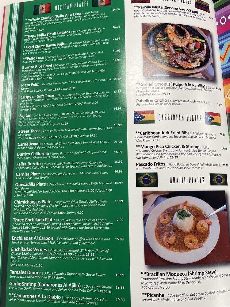 H Latin Food - Haughton, LA menu_pic