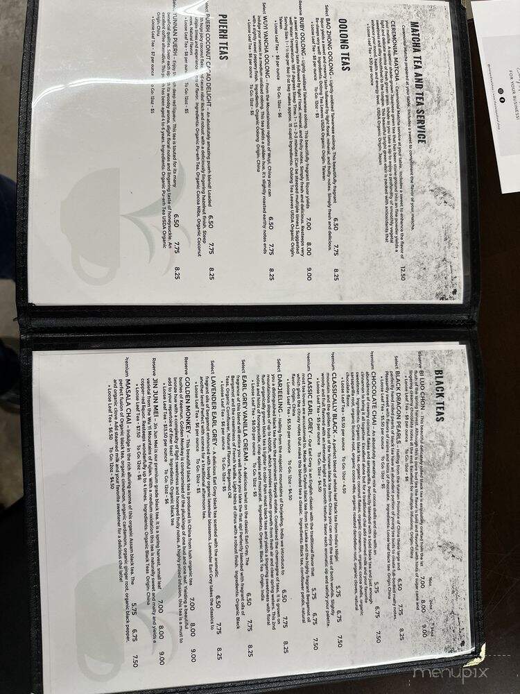 The Steeped Leaf - San Antonio, TX menu_pic