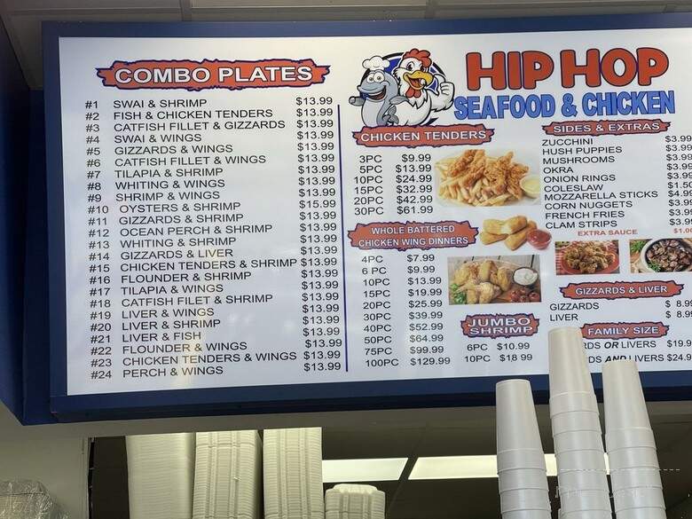 Hip Hop Seafood & Chicken - Daytona Beach, FL menu_pic