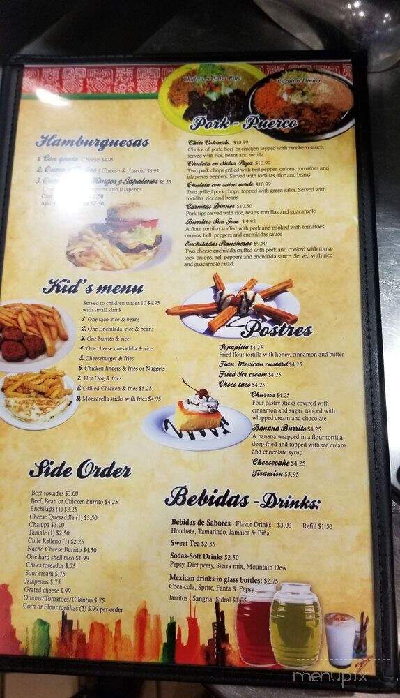 El Manhattan Tacos and Tequila - Rock Hill, SC menu_pic