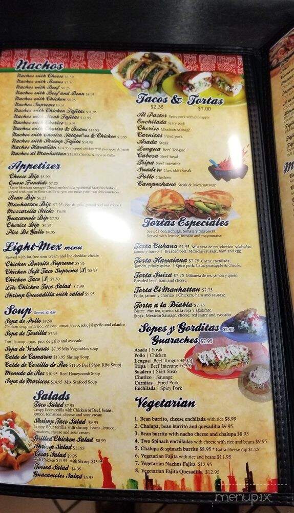 El Manhattan Tacos and Tequila - Rock Hill, SC menu_pic