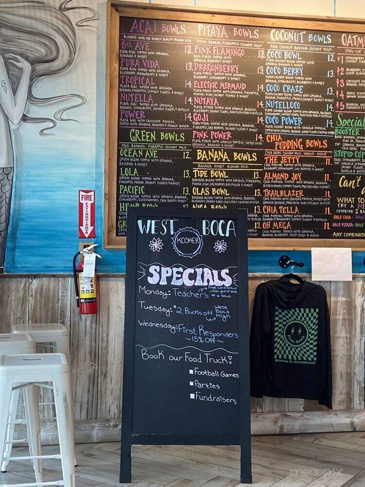 Playa Bowls - Boca Raton, FL menu_pic
