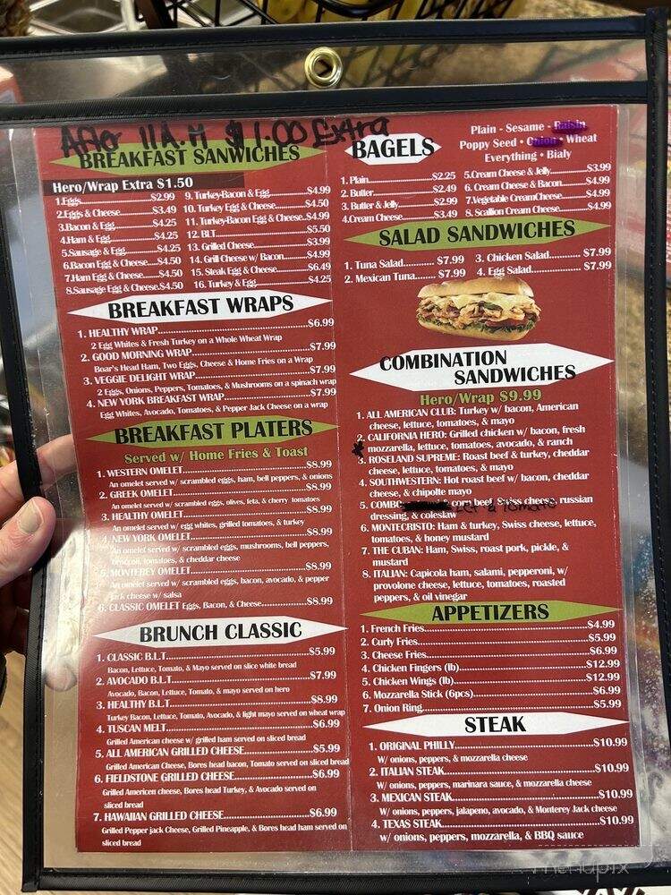 Strawberry Deli & Coffee Shop - Clarksville, TN menu_pic