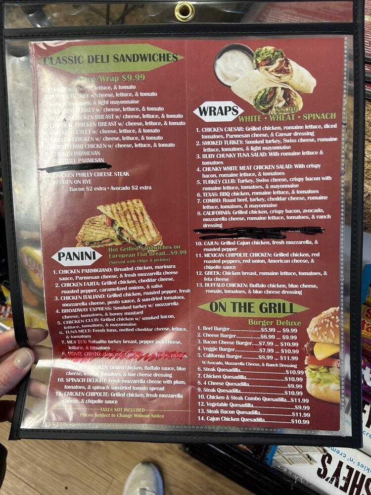 Strawberry Deli & Coffee Shop - Clarksville, TN menu_pic