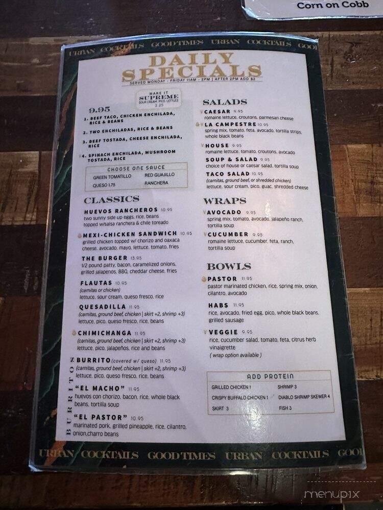 Habanero's - Madisonville, LA menu_pic