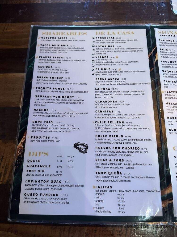 Habanero's - Madisonville, LA menu_pic