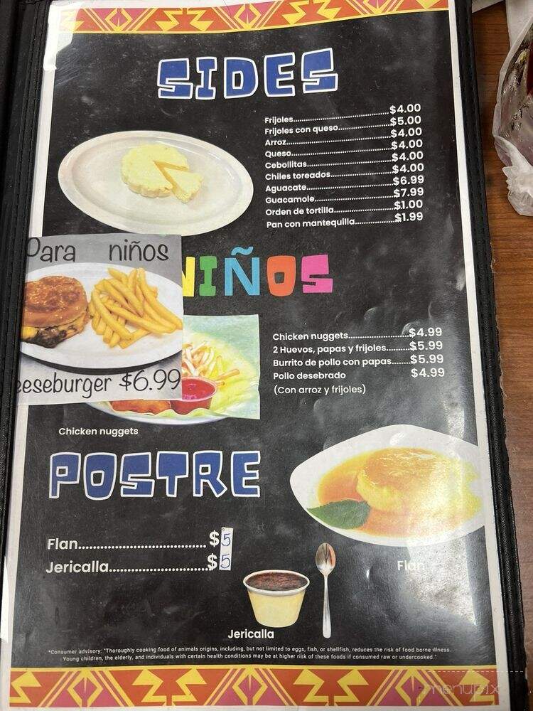 Mi Lindo Nayarit - Las Vegas, NV menu_pic