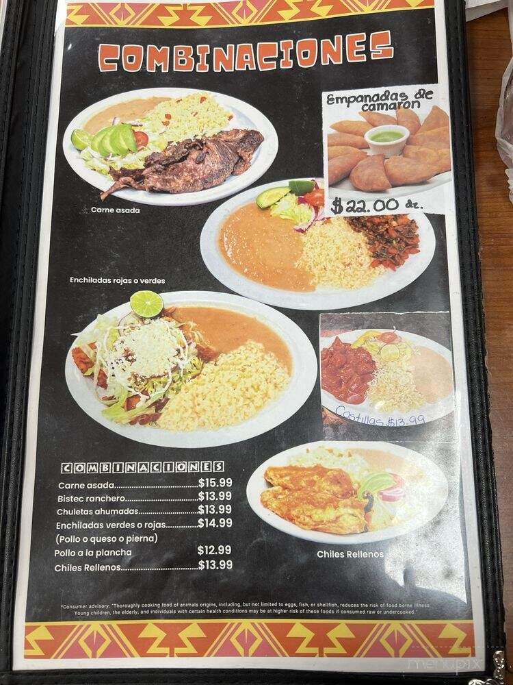 Mi Lindo Nayarit - Las Vegas, NV menu_pic