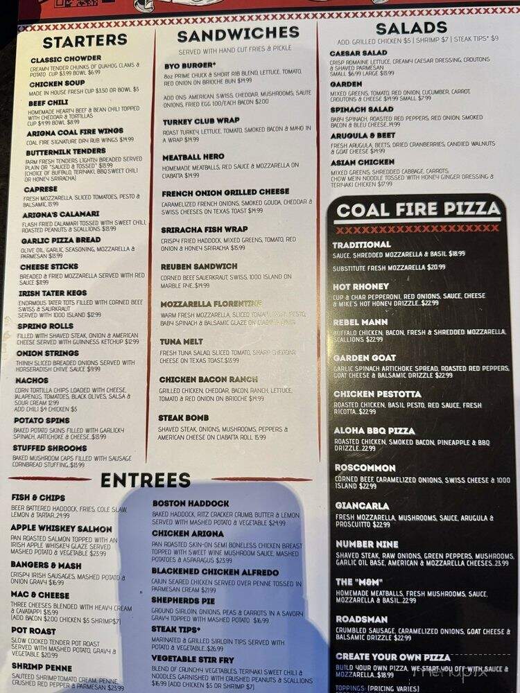 Arigna Irish Pub & Coal Fire Kitchen - Bellingham, MA