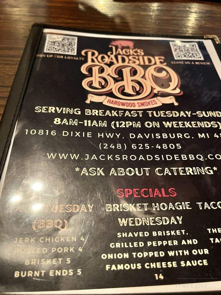 Jack's Roadside BBQ Bar & Grill - Davisburg, MI