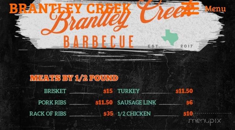 Brantley Creek BBQ & Co - Odessa, TX menu_pic